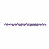 Creative Converting Purple Confetti Garland, 9' (12/case) Solid Color Tableware