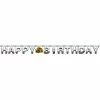 Creative Converting Kids Birthday Party Themes Construction Birthday Zone Jointed Banner, Large, Foil (12/case)