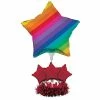 Creative Converting Rainbow Air Filled Balloon Centerpiece Kit (4/case)