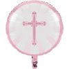 Creative Converting Blessings Pink Metallic Balloon (10/case) Religious Ceremony Decorations