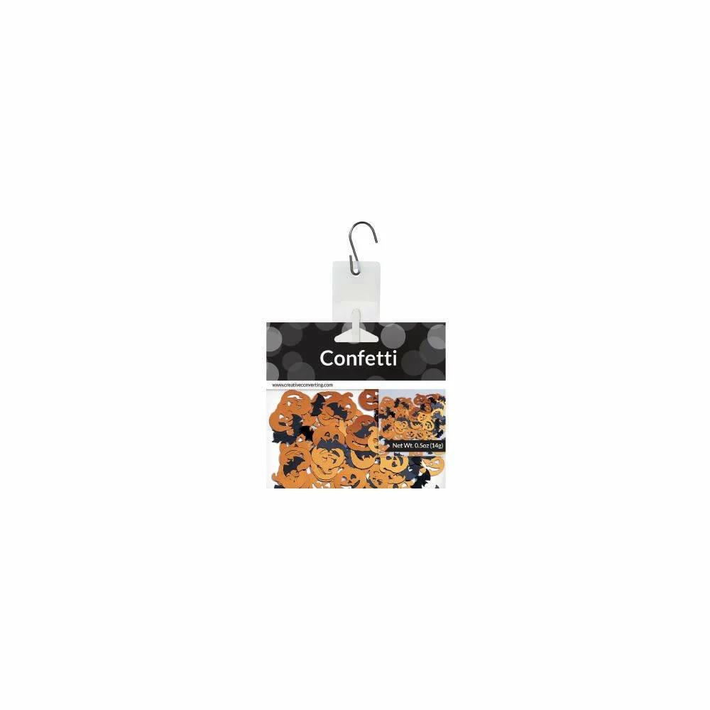 Creative Converting Bats And Pumpkin Confetti, 0.5 Oz Halloween Party Supplies