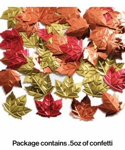 Creative Converting Maple Leaf Confetti, 0.5 Oz Thanksgiving Party Decorations