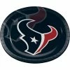 Creative Converting Houston Texans Oval Platter 10" X 12", 8 Ct