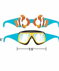 Creative Converting Ocean Party Wearable Glasses, Paper (72/case) Kids Birthday Party Themes