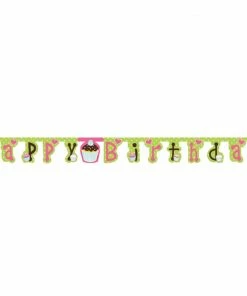 Creative Converting Sweet Treats Jointed Banner, Large (12/case) Kids Birthday Party Themes