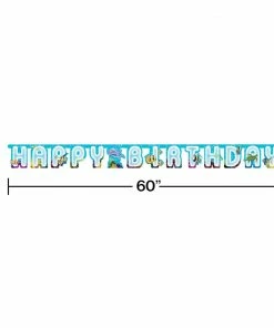 Creative Converting Kids Birthday Party Themes Ocean Party Jointed Banner, Large (12/case)