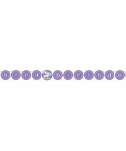 Creative Converting Unicorn Fantasy Ribbon Banner (6/case)