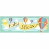 Creative Converting Up, Up, & Away Giant Party Banner 20 Inch X 60 Inch , Baby Shower (6/case)