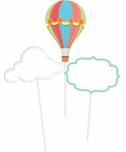 Creative Converting Up, Up, & Away Centerpiece Sticks (18/case) Baby Showers