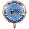 Creative Converting Blue Bandana Cowboy Metallic Balloon (10/case)