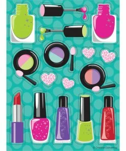 Creative Converting Sparkle Spa Party! Value Stickers (48/case) Kids Birthday Party Themes