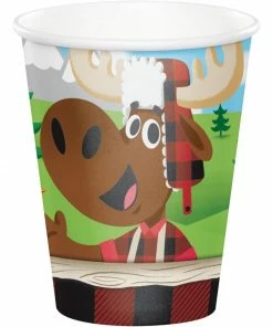 Creative Converting Lum-Bear-Jack Hot/Cold Cups, 9 Oz. (96/case)