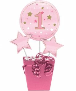 Creative Converting One Little Star Girl Centerpiece Sticks (18/case)