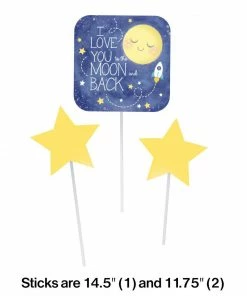 Creative Converting To The Moon And Back Centerpiece Sticks (18/case)