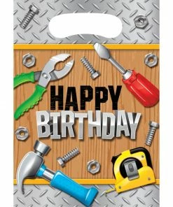 Creative Converting Handyman Loot Bags (96/case) Kids Birthday Party Themes