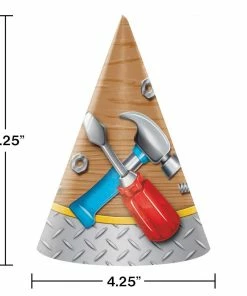 Creative Converting Handyman Hat Child (48/case) Kids Birthday Party Themes