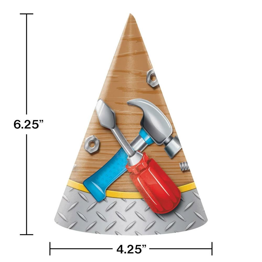 Creative Converting Handyman Hat Child (48/case) Kids Birthday Party Themes