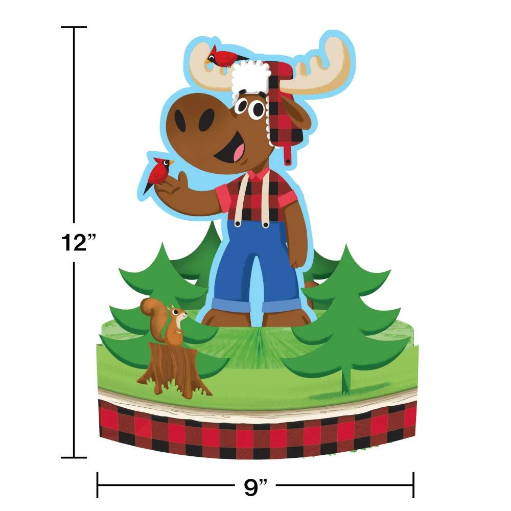 Creative Converting Lum-Bear-Jack Centerpiece Honeycomb With Att (6/case)