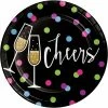 Creative Converting New Year Cheers Dessert Plate (96/case)