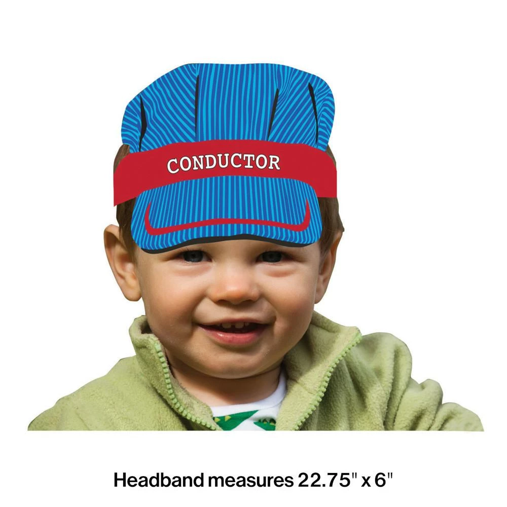 Creative Converting All Aboard Headband Child Size (48/case)