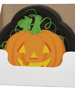 Creative Converting Halloween Plastic Tray 14" Pumpkin