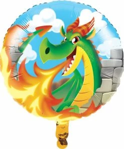 Creative Converting Dragons Metallic Balloon 18 Inch (10/case)