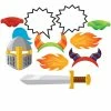 Creative Converting Dragons Photo Booth Props (60/case) Kids Birthday Party Themes
