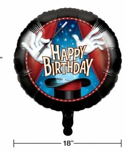 Creative Converting Magic Party Metallic Balloon 18 Inch (10/case)
