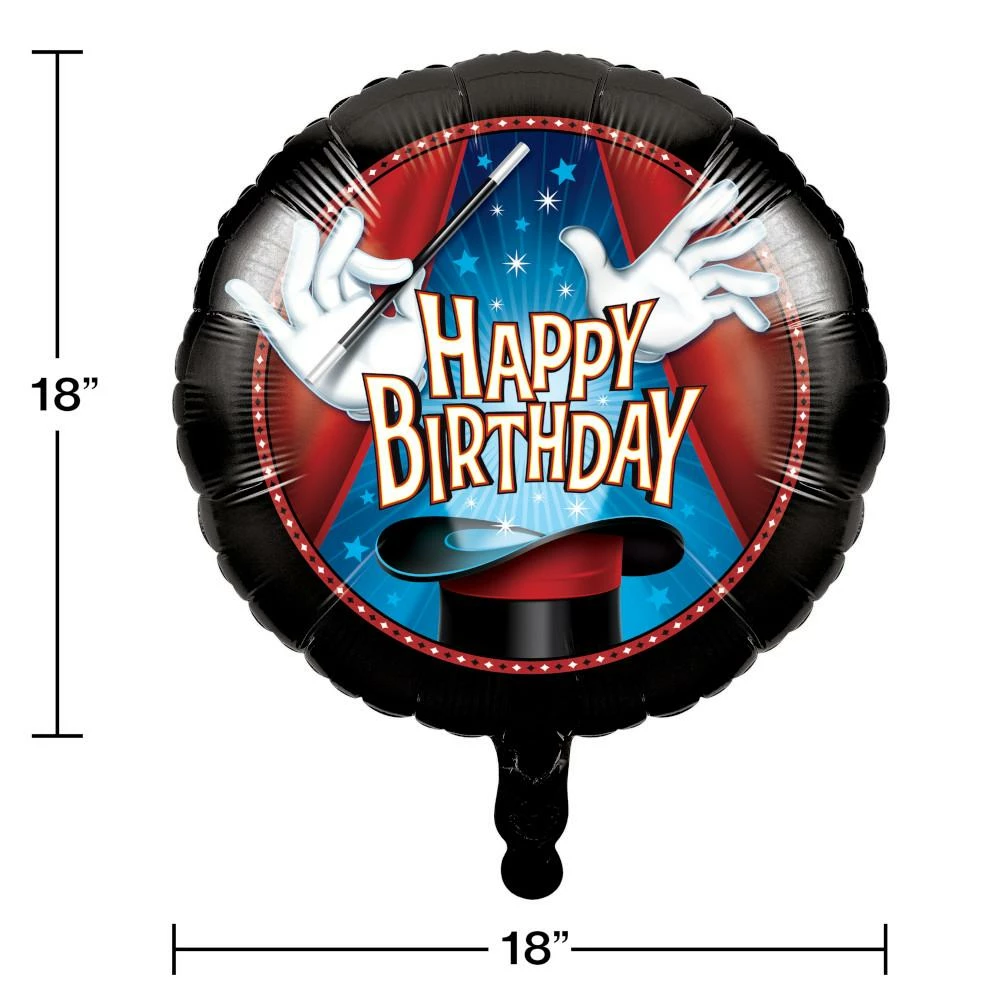 Creative Converting Magic Party Metallic Balloon 18 Inch (10/case)