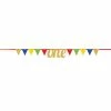 Creative Converting General Decorations Multi-color One Pennant Banner (12/case)