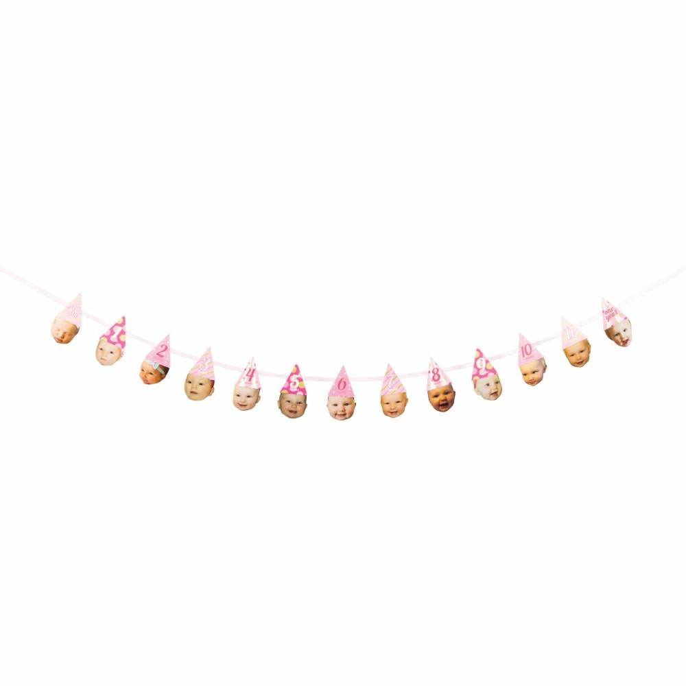 Creative Converting Pink Hats Custom Banner (12/case) General Decorations