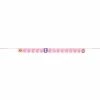 Creative Converting 1st Birthday Party Themes One Is Fun Girl Ribbon Banner Shaped (6/case)