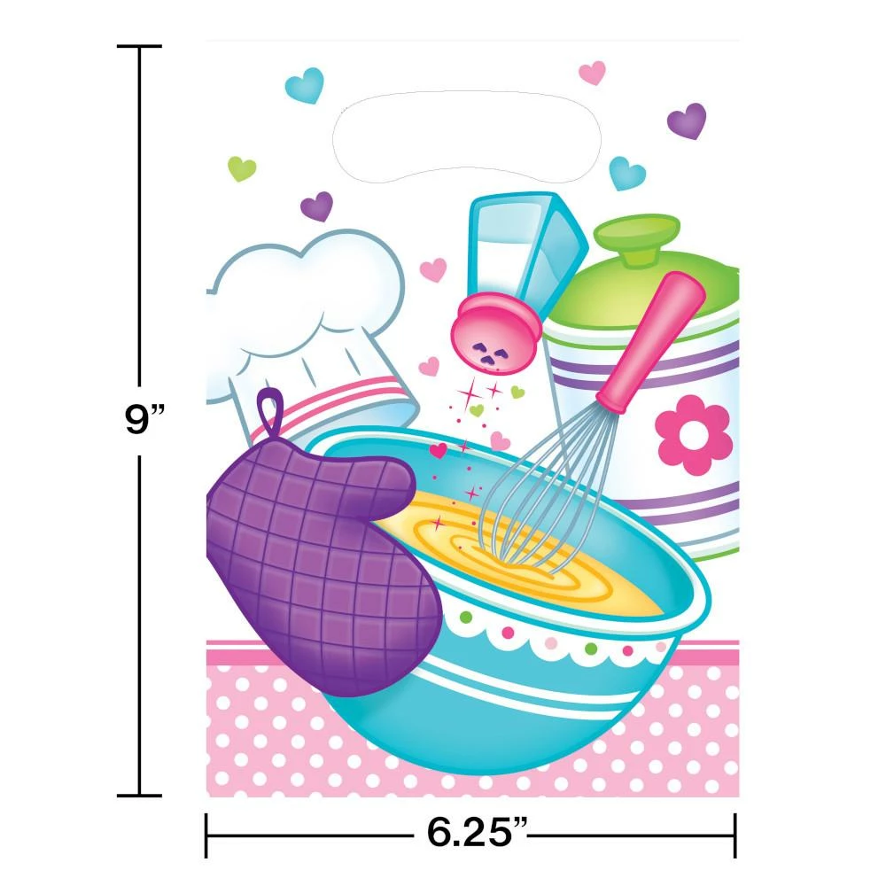 Creative Converting Kids Birthday Party Themes Little Chef Loot Bags (96/case)