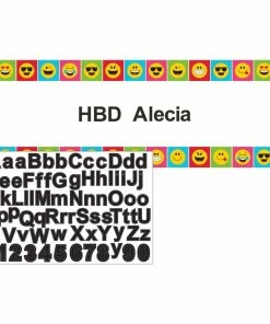 Creative Converting Kids Birthday Party Themes Show Your Emojions Giant Party Banner With Stickers (6/case)