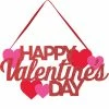 Creative Converting Glitter Hanging Sign, Happy Valentine'S Day (Case Pack Of 12) Valentine's Day Party Decorations
