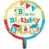 Creative Converting ABC Birthday Metallic Balloon 18" (Case Pack Of 10) Kids Birthday Party Themes