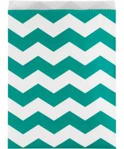 Creative Converting Teal Lagoon Treat Bag (Case Pack Of 120)