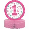 Creative Converting Doodle 1st Birthday Centerpiece Hc Shaped (Case Pack Of 6)