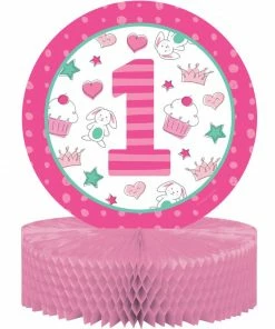 Creative Converting Doodle 1st Birthday Centerpiece Hc Shaped (Case Pack Of 6)