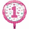 Creative Converting Doodle 1st Birthday Metallic Balloon 18" (Case Pack Of 10)