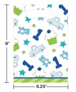 Creative Converting Doodle 1st Birthday Loot Bag (Case Pack Of 96) 1st Birthday Party Themes
