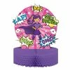Creative Converting Kids Birthday Party Themes Girl Superhero Centerpiece Hc Shaped (Case Pack Of 6)