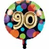 Creative Converting Balloon Birthday Metallic Balloon 18", 90 (Case Pack Of 10)