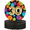 Creative Converting Balloon Birthday Centerpiece Hc Shaped, 30 (Case Pack Of 6) Adult Birthday Party Themes