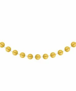 Creative Converting School Bus Yellow Mini Honeycomb Garland (Case Pack Of 12)