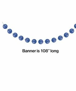 Creative Converting Cobalt Mini Honeycomb Garland (Case Pack Of 12) Solid Color Tableware