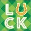 Creative Converting St. Patrick's Day Party Decorations St Patricks Day "Luck" Beverage Napkins (192/Case)