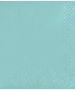 Creative Converting Spa Blue 40Ct 2Ply Beverage Napkin (40/Pkg)