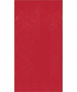 Creative Converting Solid Color Tableware Classic Red 40Ct 2Ply Dinner Napkin (40/Pkg)