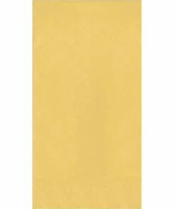 Creative Converting Solid Color Tableware Soft Yellow 40Ct 2Ply Dinner Napkin (40/Pkg)